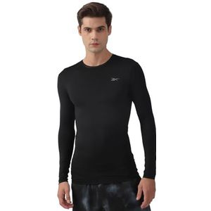 REEBOK - Comp - T-shirt - Zwart - Katoen