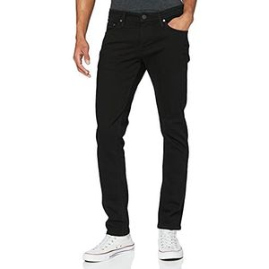 JACK & JONES Male Slim Fit Jeans Glenn Felix AM 046, zwart denim, 26W x 32L