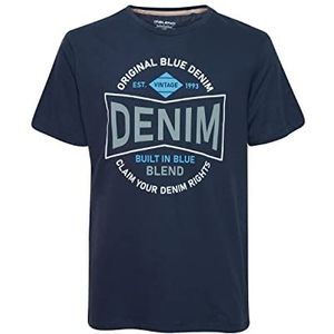 Blend T-shirt voor heren, 194024/Dress Blues, XL