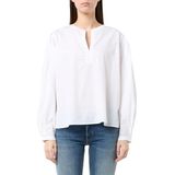 TOMMY HILFIGER - Blouse - Wit - Lange Mouwen - Katoen