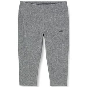 4F Functionele broek voor dames, SPDF350, jeans, middle grey melange, XXL voor dames, Grijs (Middle Grey Melange), XXL
