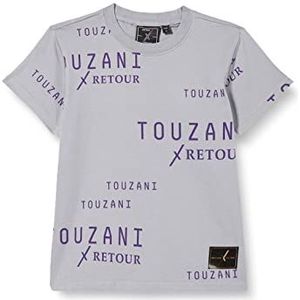Retour Denim de Luxe Boy's Soccer T-shirt Light Steel, 11/12, Licht staal, 152/164 cm