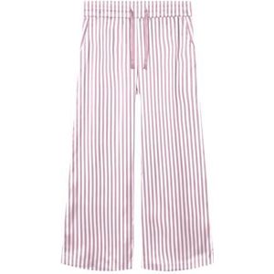 NAME IT Meisjes Nkfruth Py Wide Pant Box stoffen broek, Corsage/Stripes: helder wit, 122
