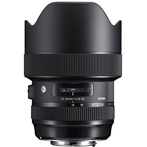 Sigma 14-24 mm F2,8 DG HSM Art Lens, voor Nikon, Zwart