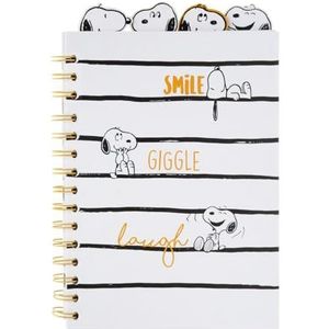 Grupo Erik A5 Project Notebook With 4 Dividers - Snoopy | A5 Notebook With Dividers, Project Planner, Notepad A5 | Snoopy Merchandise, Snoopy Stationery, Snoopy Gifts, Peanuts Snoopy