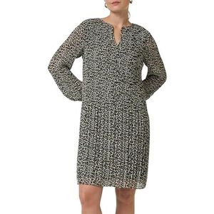 comma - Kleid - Luipaardprint - Chiffon - Tuniekjurk