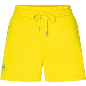 Marmot Wm's Peaks Short voor dames, comfortabele joggingbroek, ademende zachte joggers, elastische sweatshorts met katoenmix, Yellow Blaze, M