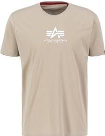 Alpha Industries Shirt - Korte Mouwen - Vintage Sand - Ronde Hals