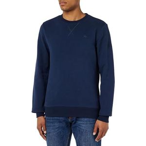 acalmar Heren sweatshirt van biologisch katoen 36623372-AC01, marineblauw, M, marineblauw, M