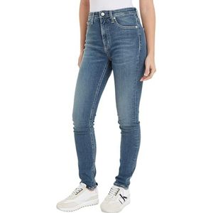 Calvin Klein Jeans High Rise Skinny Fit Jeans voor dames, Denim (Denim Medium), 34W / 32L