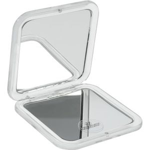 Fantasia Zakspiegel hoekig - kunststof wit, 7-voudige vergroting, 8,5 x 8,5 cm