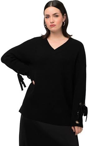 Ulla Popken - Dummy - Trui - Zwart - Dames