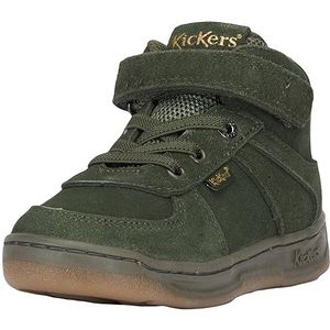 Kickers Kickalien Sneakers, uniseks, kinderen, Kaki, 35 EU