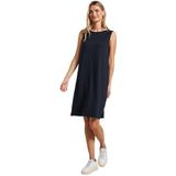 Street One Dames Jurk in effen kleur in Blauw, in size: 34