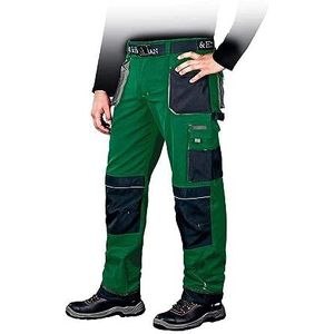 Leber&Hollman LH-FMN-T_ZBS54 Beschermende broek, groen-zwart-grijs, 54 maten