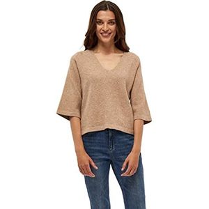 Peppercorn Damestrui Sweater, Warm Sand Melange, 48