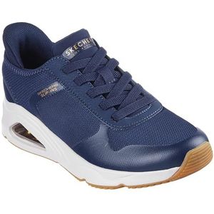 Skechers Tres-air Uno Sneaker voor dames, marineblauw, 37.5 EU