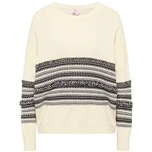 SIDONA Gebreide damestrui 19019481-SI01, wolwit, XL/XXL, wolwit, XL/XXL