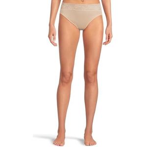 Wacoal womens Comfort Touch Hi Cut Panty Briefs, Sand, XX-Large US