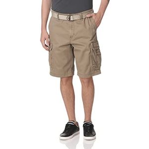 UNIONBAY Survivor cargoshort met riem voor heren, Dugout, 42