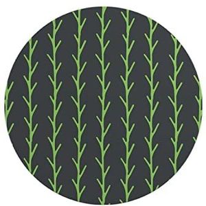 Questo Casa, Ronde digitaal bedrukte muismat, antislip onderkant, voor kantoor en thuis, diameter: 22 cm