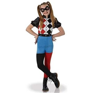 Warner I-630025S - Klassiek Harley-Quinn-superheldenkostuum voor meisjes.