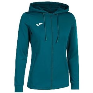 Joma Damessweatshirt, sculptuur, capuchon, Groen, XXS