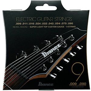 Ibanez IEGS9 set elektrische gitaarsnaren (9 string, nikkel wound, 009-090, regular light)