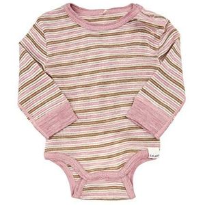 Celavi Unisex baby lange mouwen in zachte wol vormende body, roze (Dusky Orchid 6920), 50 cm