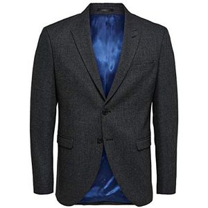SELECTED HOMME Herenblazer, slim fit, grijs (dark grey melange), 98