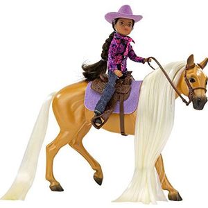Breyer Paarden Freedom Series Paard en Western Rider Set | Charm & Gabi | Paard en Ruiter Set | Paardenspeelgoed | Schaal 1:12 | Model #61146