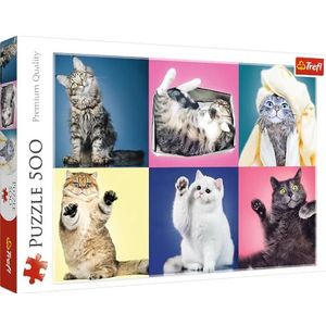 Trefl 916 37377 Kätzchen EA 500 Teile, Premium Quality, für Erwachsene und Kinder ab 10 Jahren 500pcs Kittens