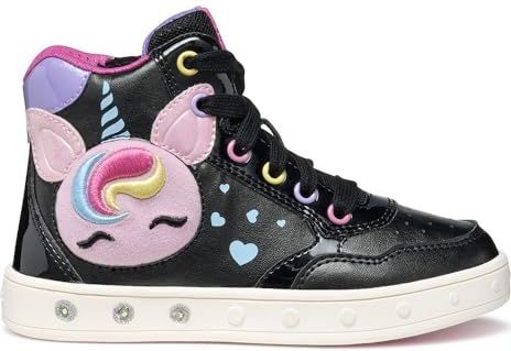 Geox - Skylin D - Sneakers - Wit - Met Lichten