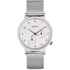 Komono Horloge KOM-W4020, Plata, numeric_NOSIZE, armband