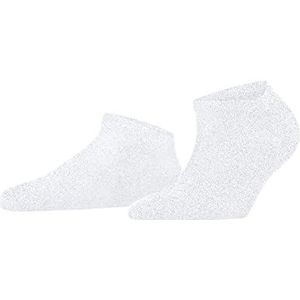 FALKE Dames Korte sokken Shiny W SN Lyocell Kort eenkleurig 1 Paar, Wit (White 2000), 39-42