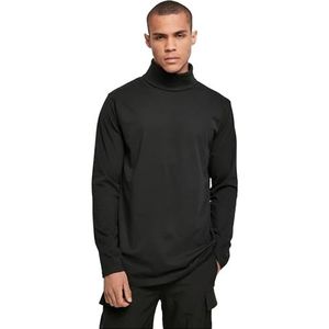 Build Your Brand Heren Turtle Neck Ls T-shirt, zwart, S