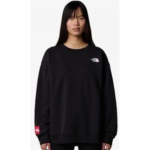 The North Face Uniseks Axys Oversized Crew Sweater Tnf Black XL