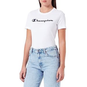 Champion American Classics T-shirt voor dames, Wit, M
