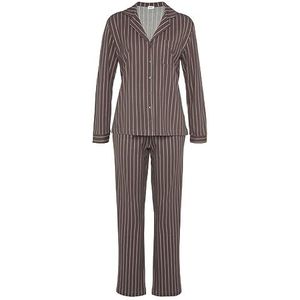 s.Oliver Pyjama voor dames, donkergrijs gestreept, Donkergrijs-gestreept, 32-34
