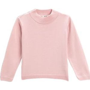 Koton Girls's Half Turtle Neck Sweater Basic Pullover, roze (274), 6-7 Jaar