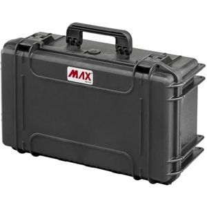 Max Heren Cases luchtdichte koffer, zwart, 520 x 290 x 200 mm