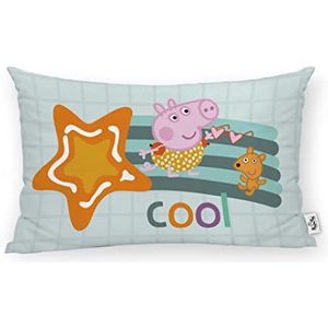 Belum Kussensloop Peppa Pig met vulling, afmeting 30 x 50 cm, model Cool C