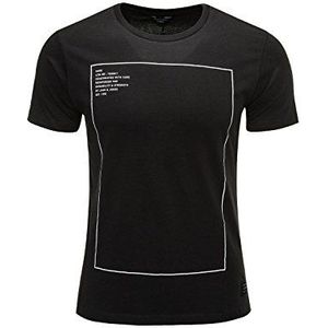 JACK & JONES Heren Jjcothin Tee Ss Crewneck T-Shirt, zwart (black), pasvorm: slim, S