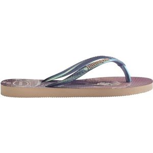 Havaianas Slim Frozen teenslipper voor kinderen, Ballet Rose, 10/11 Britse soort