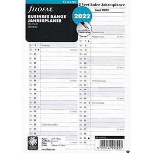 Filofax Leporello 2022, A5, jaarplanner, vouwplanner, kalender, 22-68549, verticaal