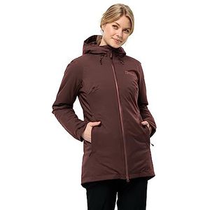 Jack Wolfskin Stirnberg Ins JKT W Jas, Dark Maroon, L Dames, donker kastanjebruin, L