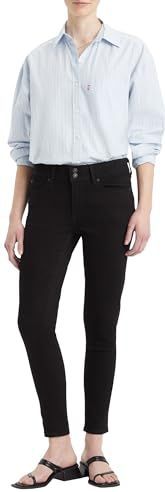 Levi´s - 711 Double Button - Spijkerbroek - Blauw - Katoen/Polyester