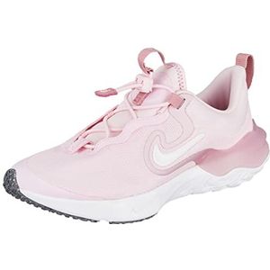 Nike Run Flow Sneakers voor jongens, Roze schuim wit elementair roze, 35.5 EU