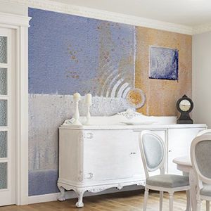 Apalis Vliesbehang Pastel voor uw kamer fotobehang vierkant | fleece behang wandbehang foto 3D fotobehang voor slaapkamer woonkamer keuken | Grootte: 288x288 cm, meerkleurig, 97905
