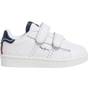 Pepe Jeans - Player Air - Sneakers - Wit - Leer